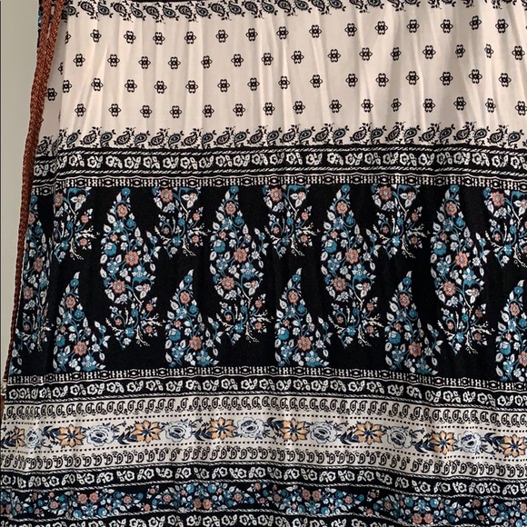 maxi summer dress w waist belt - Picture 2 of 2